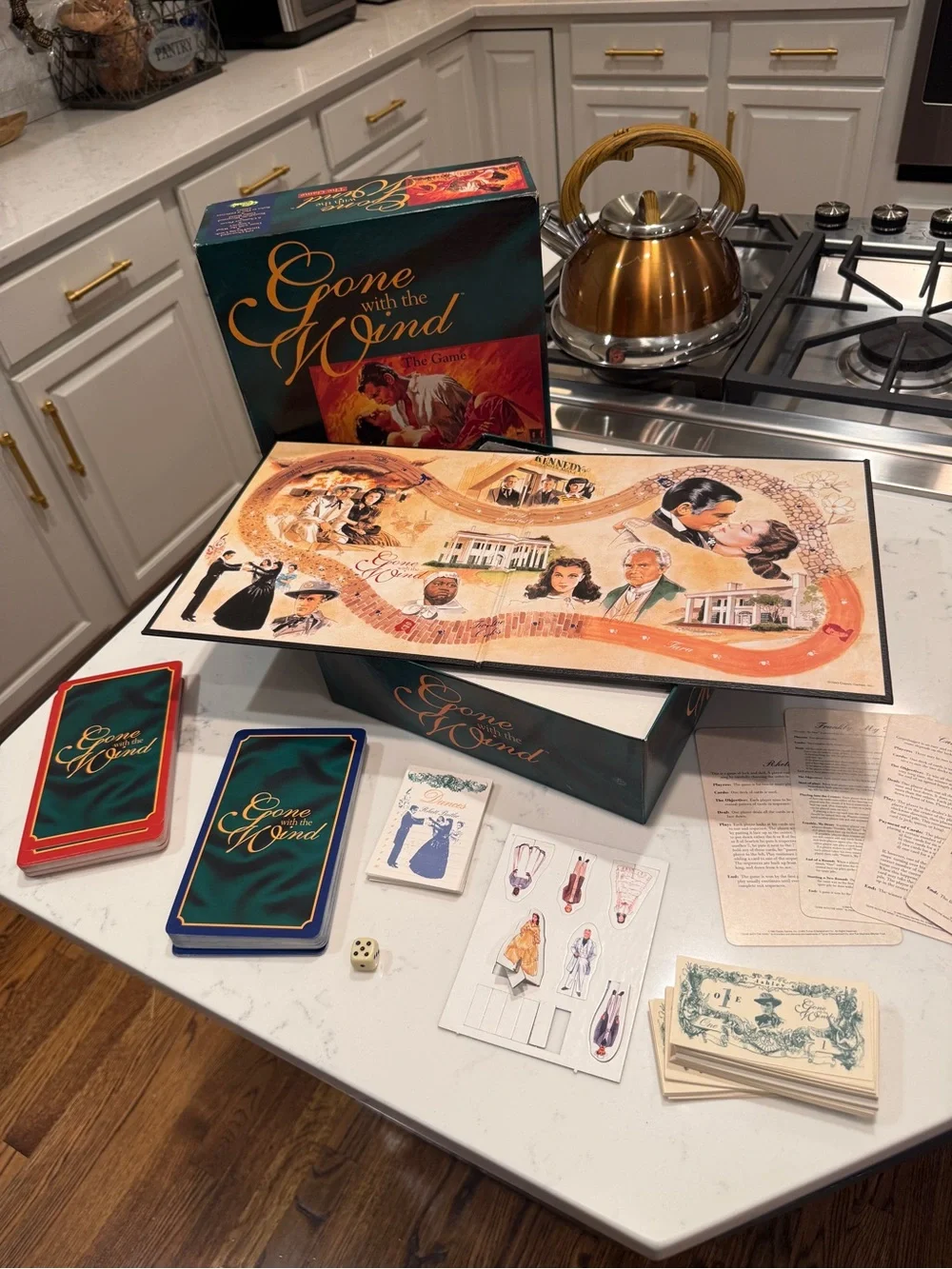 1993 Gone with the Wind Board Game Classic Games Complete Movie Collectible